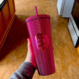 Hot Pink Starbucks Tumbler
